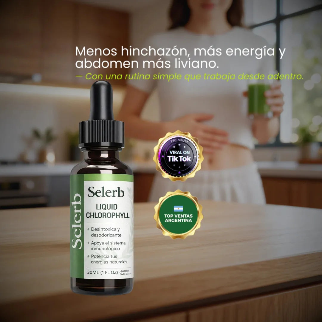 Clorofila Líquida Natural | Detox Y Bienestar Diario Selerb Menta
